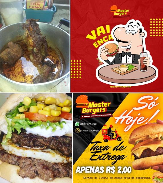 Hambúrguer em Master Burgers