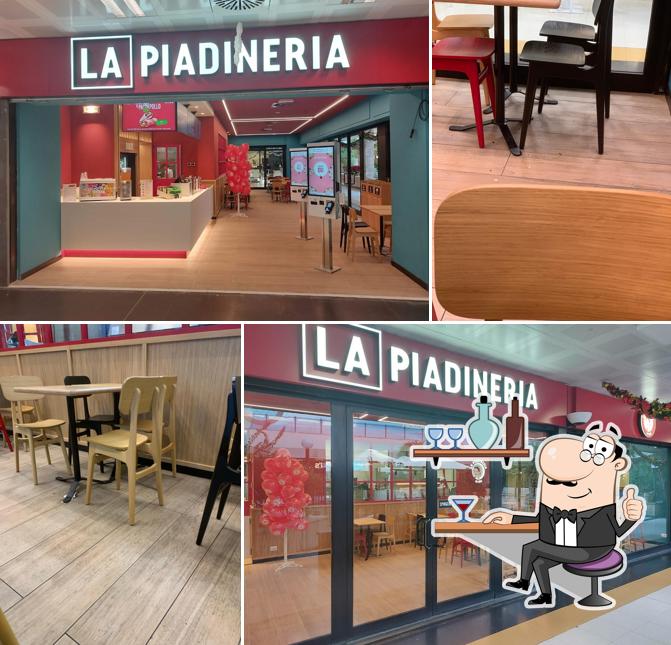 Gli interni di La Piadineria