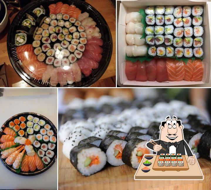 Essayez de nombreuses options de sushi