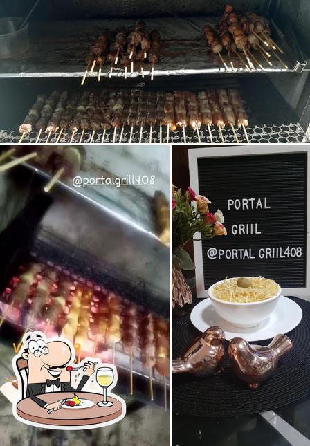 Comida em Portal Grill