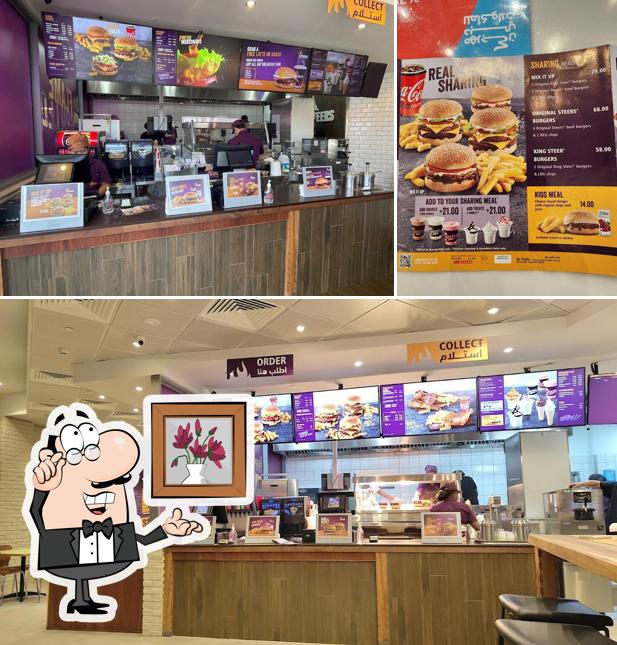 Steers Motor City restaurant, Dubai, The Ribbon Mall Restaurant menu