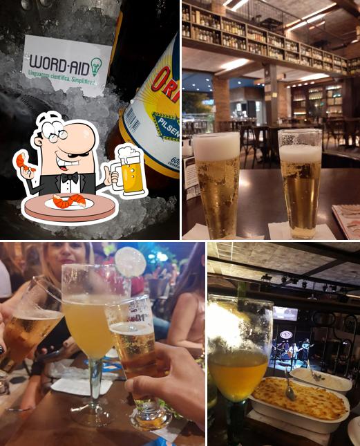 Peça uma tulipa de cerveja leve ou escura