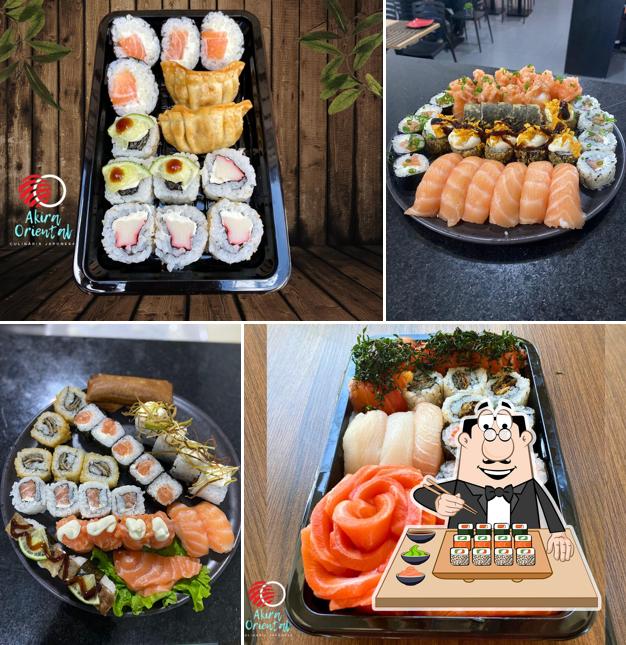 Peça diversas opções de sushi