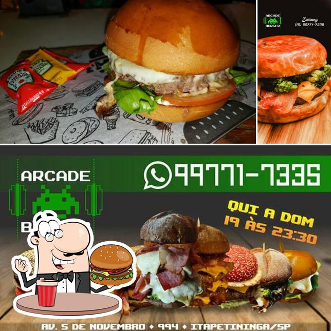 Os hambúrgueres do Arcade Burger Itapetininga irão saciar diferentes gostos