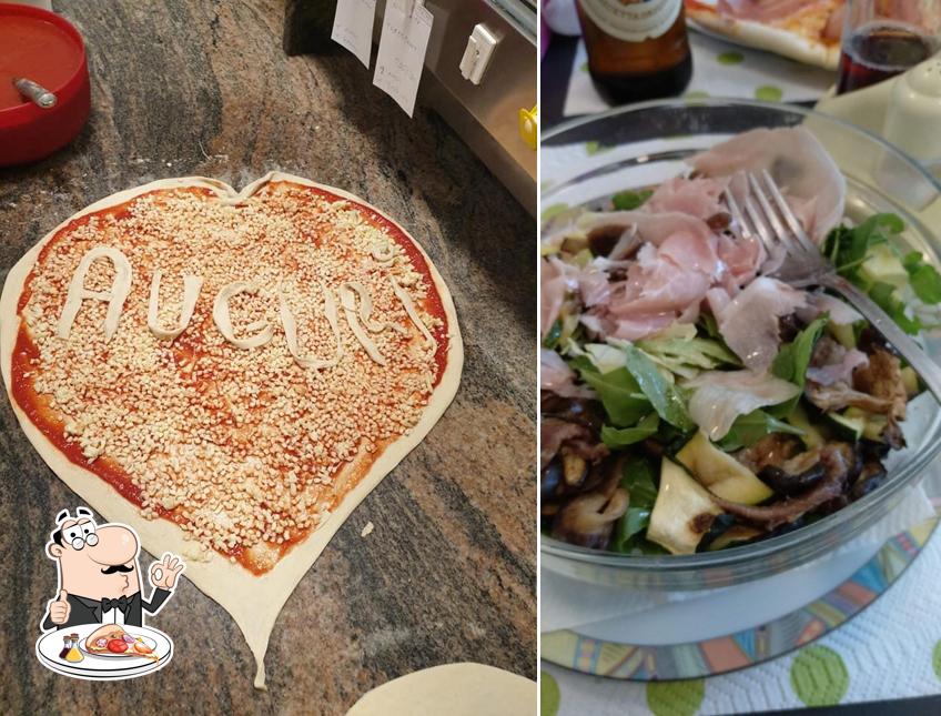A Pizzeria Le Tre Rose, puoi assaggiare una bella pizza