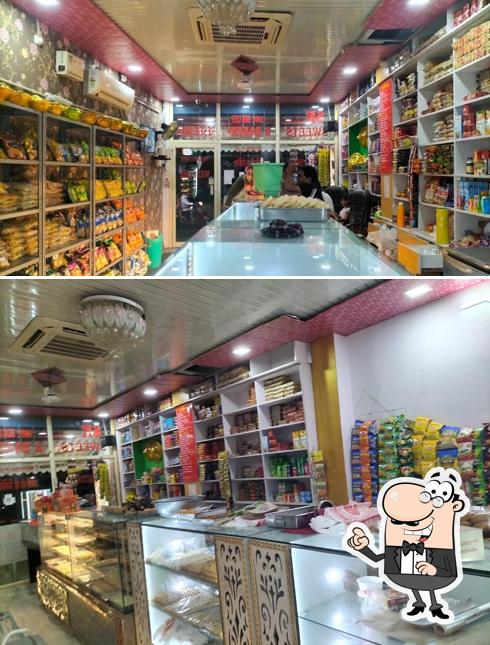 The interior of S.K. Sweets