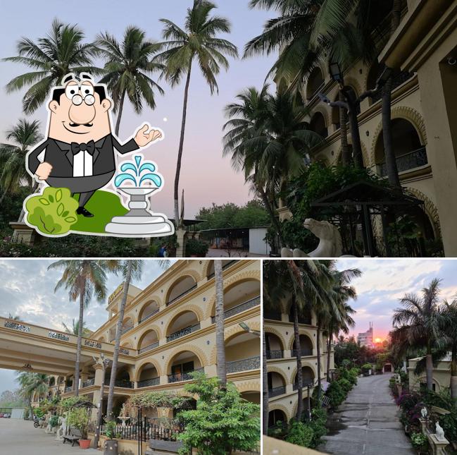 You can get some fresh air outside GD Hotel