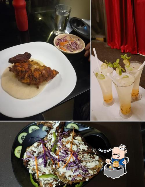 Food at Hi-Five Restaurant