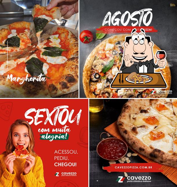 Peça pizza no Cavezzo Pizzaria