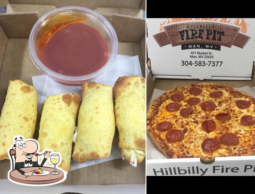 Hillbilly Fire Pit in Man Restaurant menu and reviews