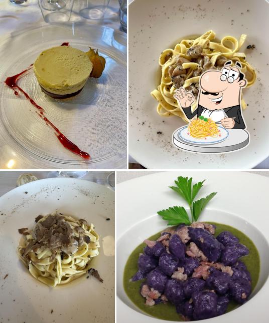Spaghetti alla carbonara al Ristorante Il Porcino