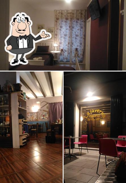 Gli interni di La Taverna