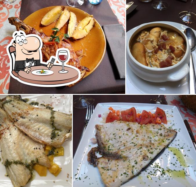 Еда в "Plácido Restaurante"
