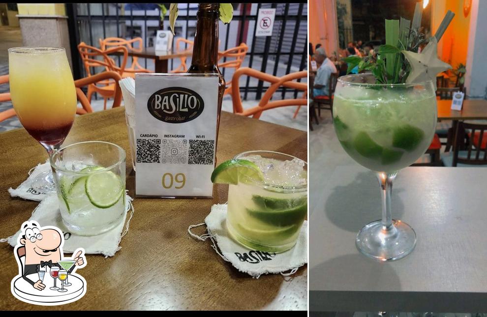 O Basilio Gastrobar serve álcool