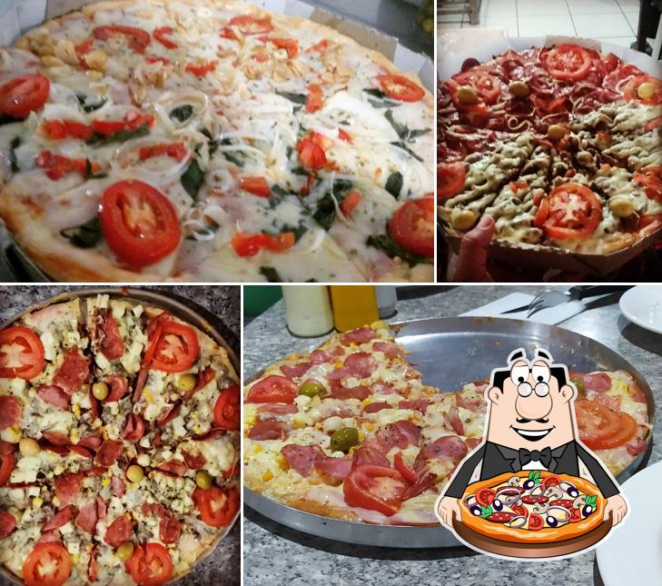 Peça diferentes estilos de pizza