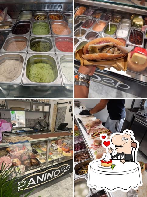 Panino 3p serve un'ampia gamma di dolci