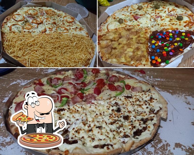 Experimente diferentes variedades de pizza