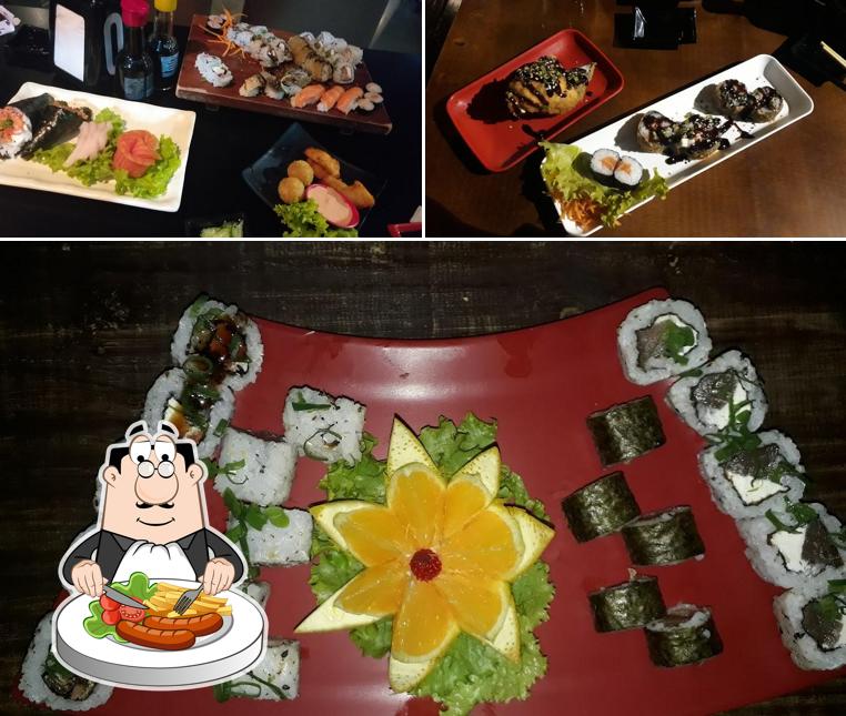 Comida em Teikō Sushi Bar