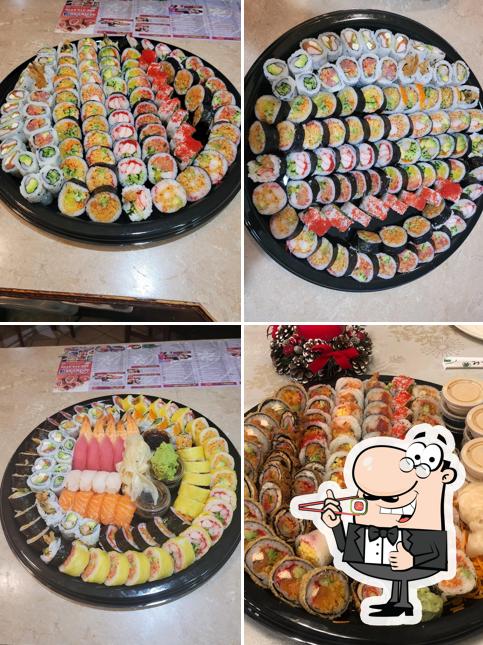 Les sushi sont offerts par Koto Sushi