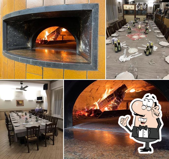 Gli interni di Pizzeria da Massimo