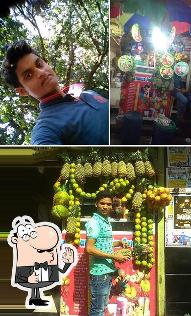 Look at the picture of Famous juice centre