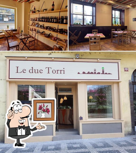 Check out how Le due torri italian restaurant bar and shop looks inside
