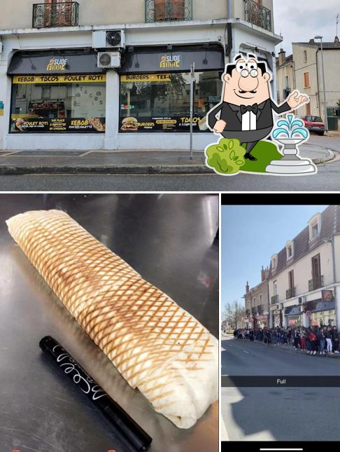 L’image de la extérieur et nourriture concernant Snackfood Tacos Dijon