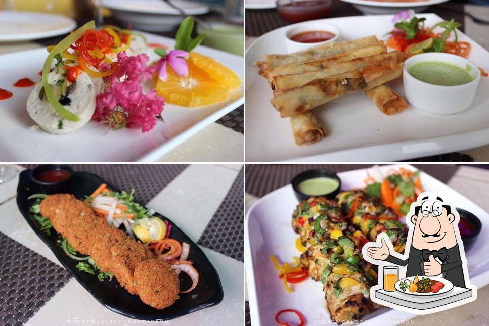 Food at Arista Hotel