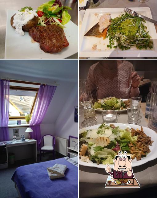Попробуйте мясные блюда в "Provi´s Restaurant im Hotel am Fleesensee"