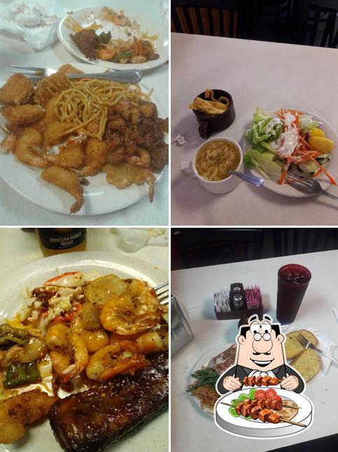 Food at China King Super Buffet