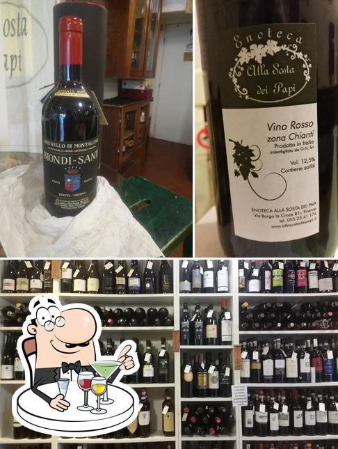 Enoteca Alla Sosta Dei Papi serve alcolici