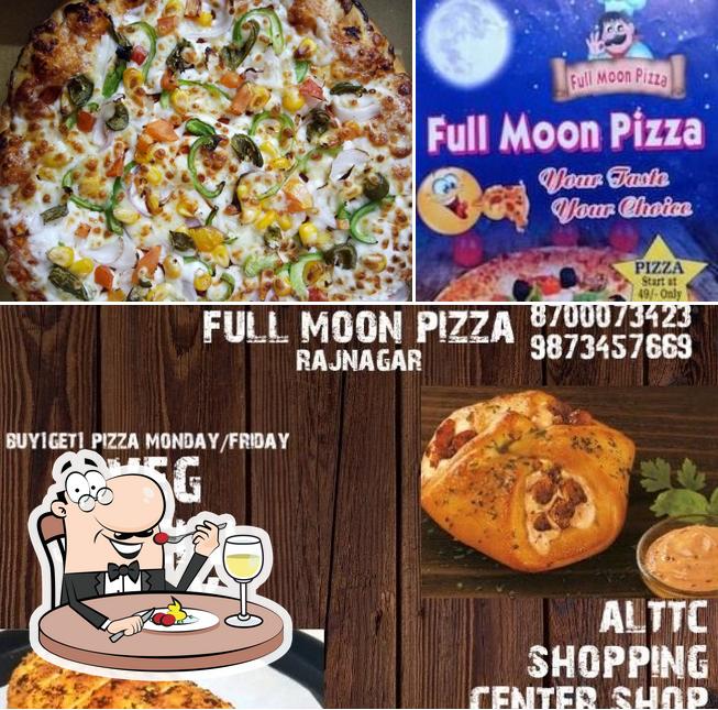 Food at Full Moon Pizza/ VS PIZZA