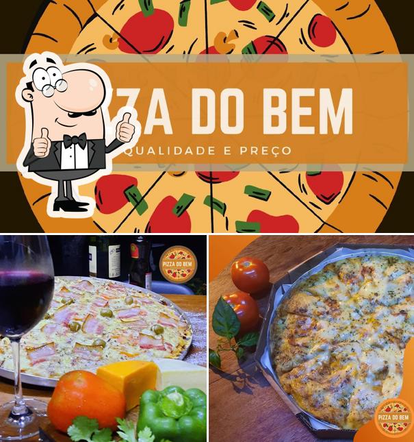 Look at this picture of Pizza do Bem