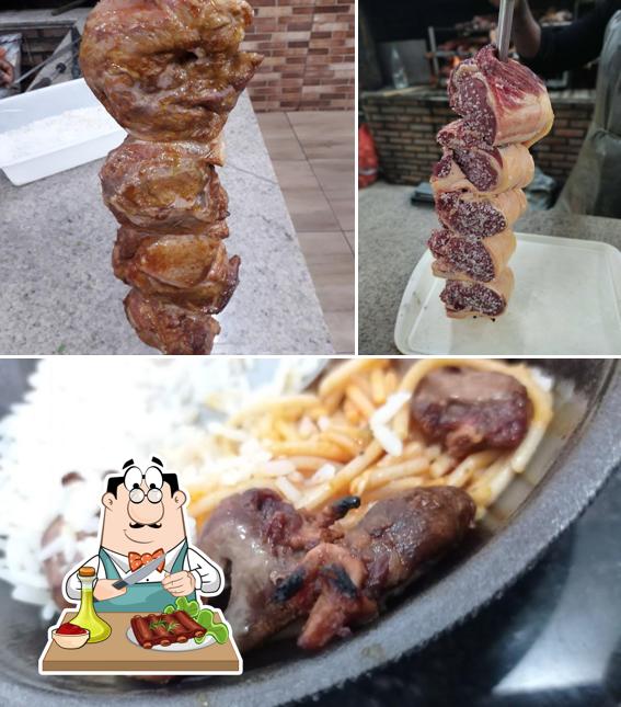 Peça refeições de carne no Restaurante e churrascaria trem bom de Minas