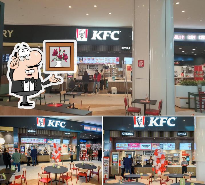 Gli interni di KFC