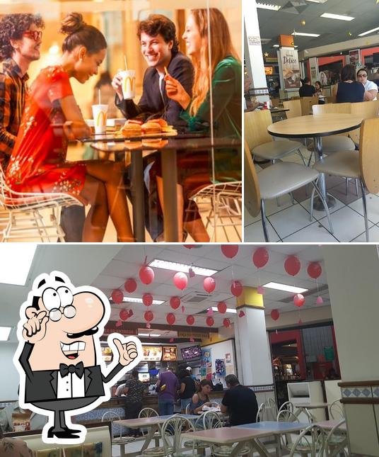 O interior do McDonald's