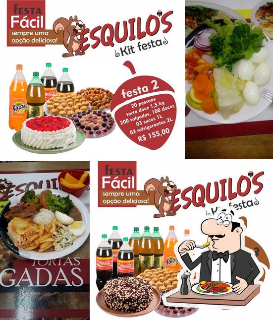 Comida em Esquilo's Fast Food