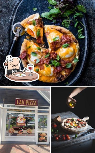 Essen im Lav Pizza