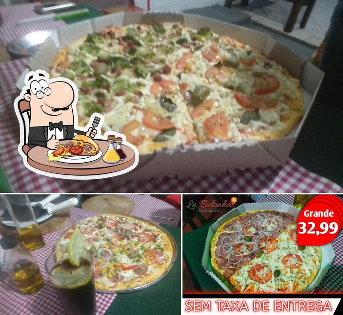 Escolha diversos tipos de pizza