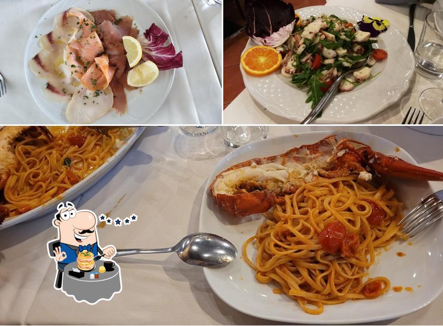 Cibo al Ristorante Aglio e Olio