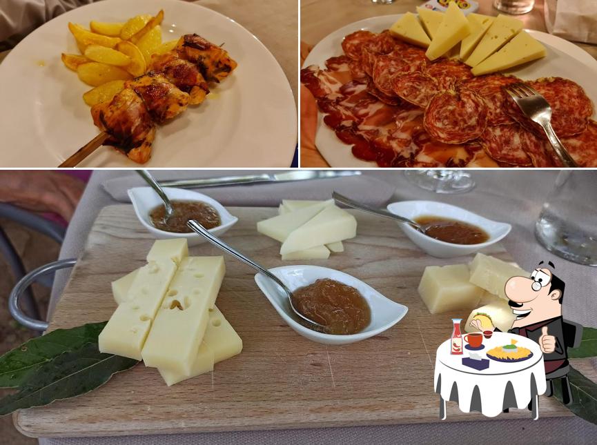Piatto di formaggi al Casale Cjanor