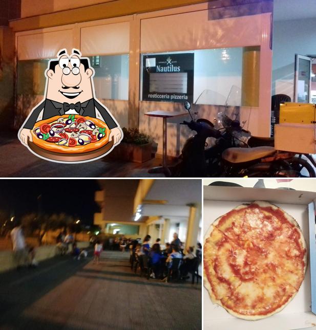 Prova una pizza a Nautilus Rosticceria Pizzeria Friggitoria