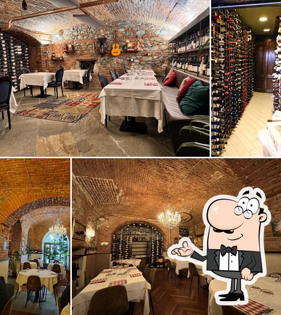 Gli interni di Trattoria AlleVolte