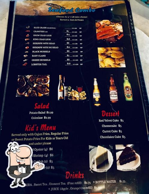 Tasty Crab House in Dover Restaurant menu and reviews