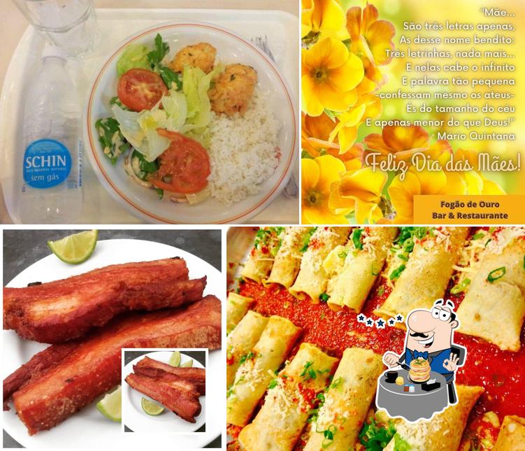 Comida em Fogão de Ouro