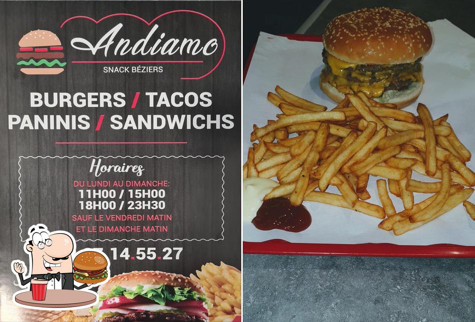 Commandez un hamburger à Andiamo