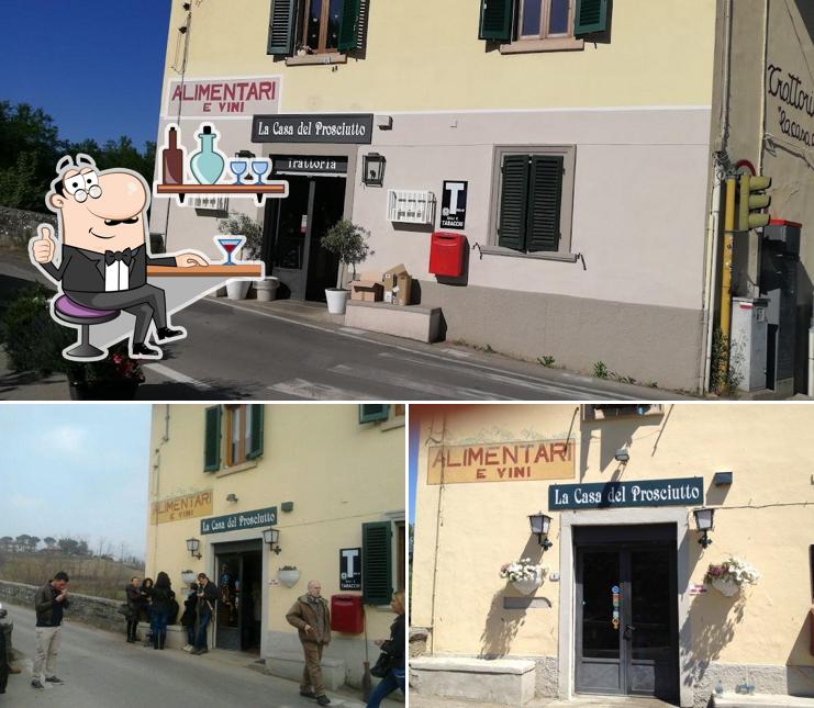 Dai un'occhiata agli interni di La Casa del Prosciutto