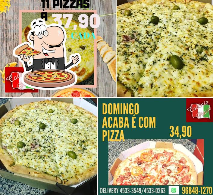 No Colônia Pizza, você pode conseguir pizza