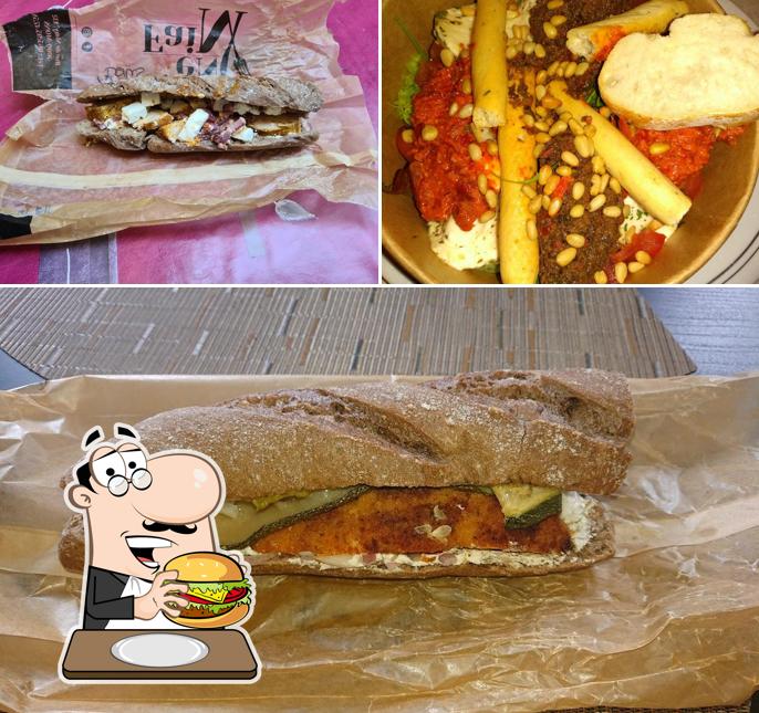 Commandez un hamburger à En Faim