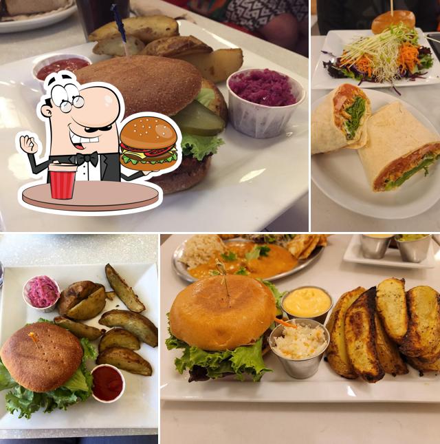 Aux Vivres Plateau provides a number of options for burger lovers